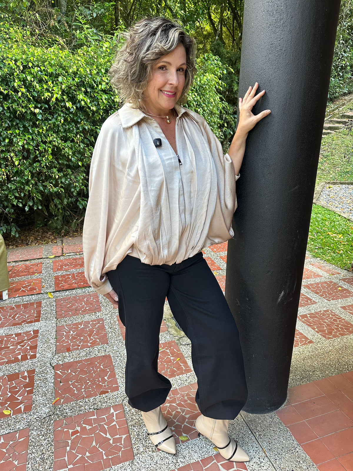 BLUSA SEDA