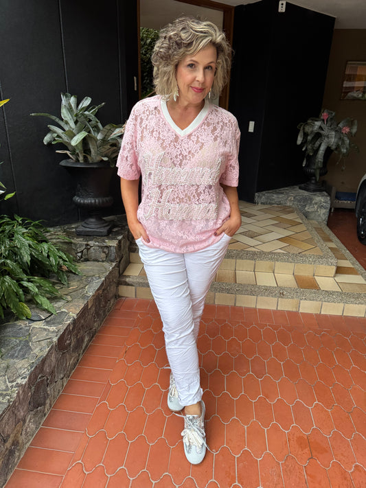 BLUSA ENCAJE